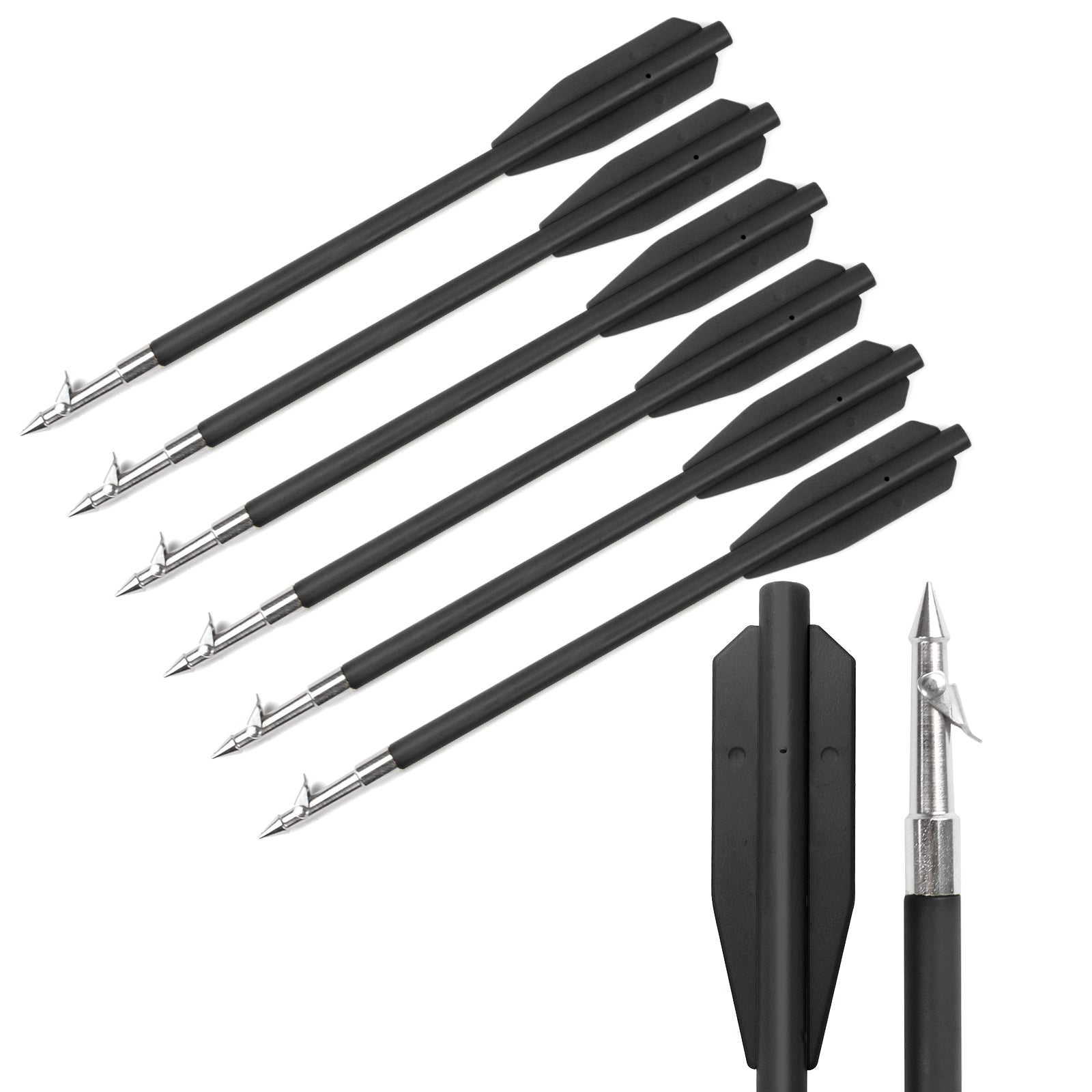 6.8" Plastic Bow Fishing Hunting Bolts Arrows for Pistol Crossbow