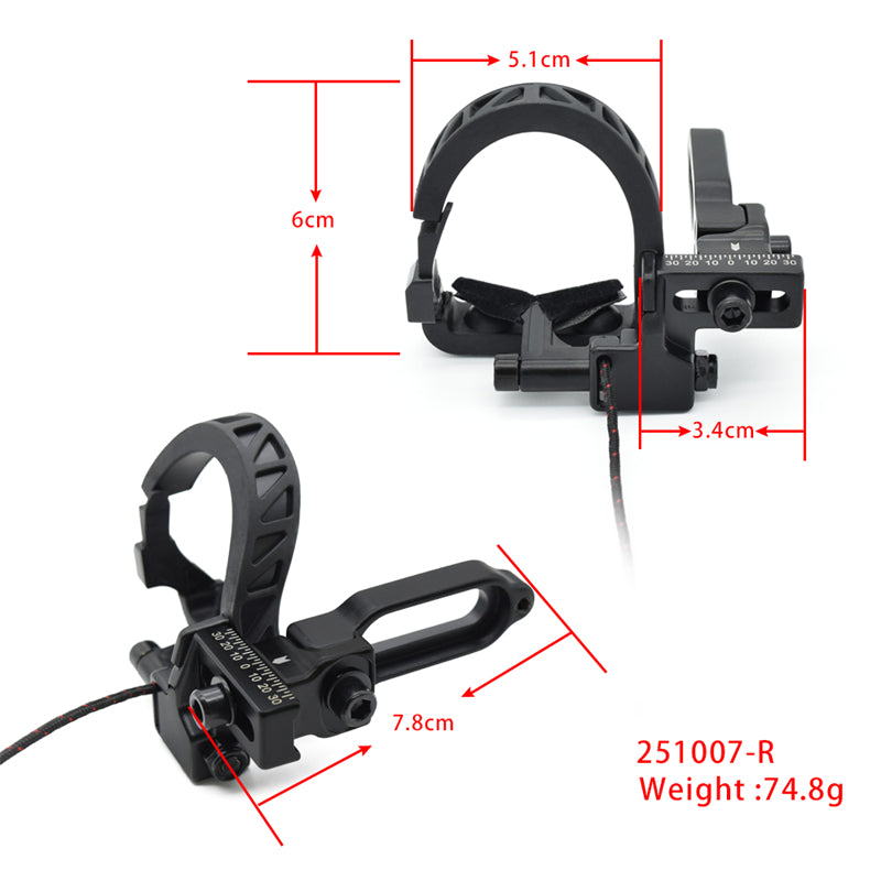 Arrow Rest Tool-Less Adjustment knobs Right Hand Arrow Rest for Compound Bows