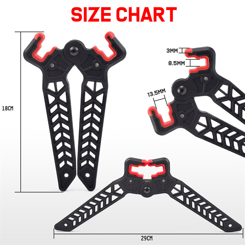18/22CM Archery Bow Kick Stand Legs 3D for Compound Bow