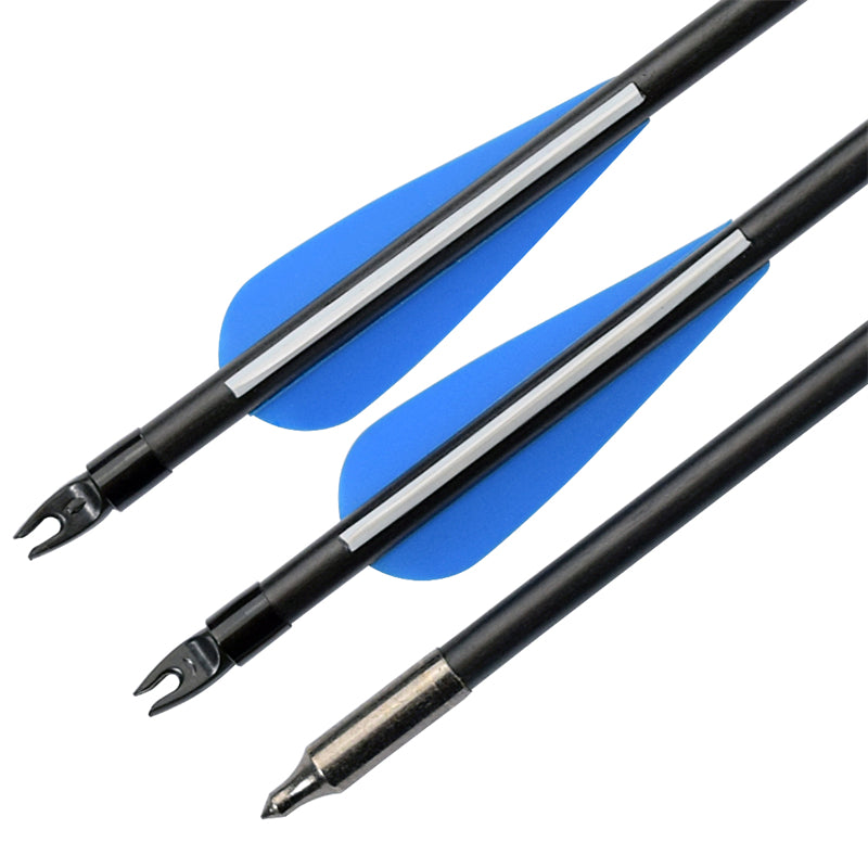 22-36 Zoll ID 6 mm Fiberglas-Schaftpfeil für Bogenschießen, Outdoor-Sportschießen