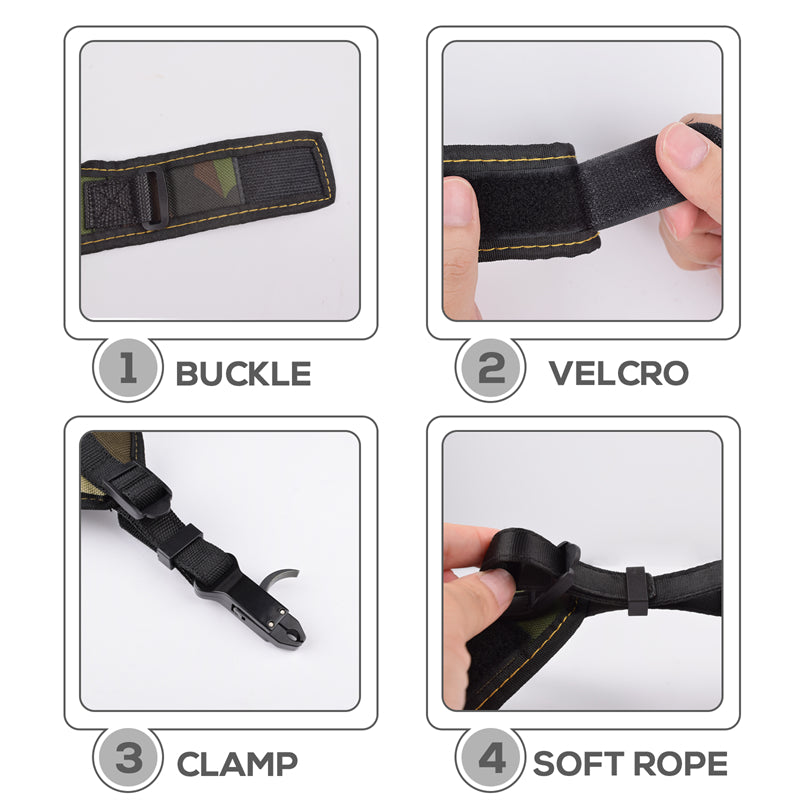 Camo Caliper Release Aid Trigger Wrist Strap US