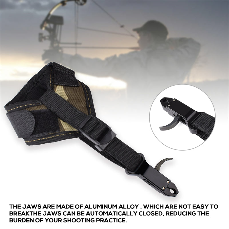 Camo Caliper Release Aid Trigger Wrist Strap US