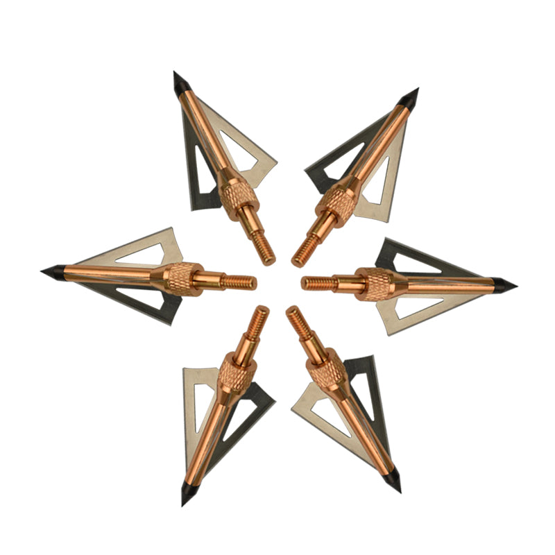 100gr Archery Hunting Tips Broadheads Screw Points 12Pack