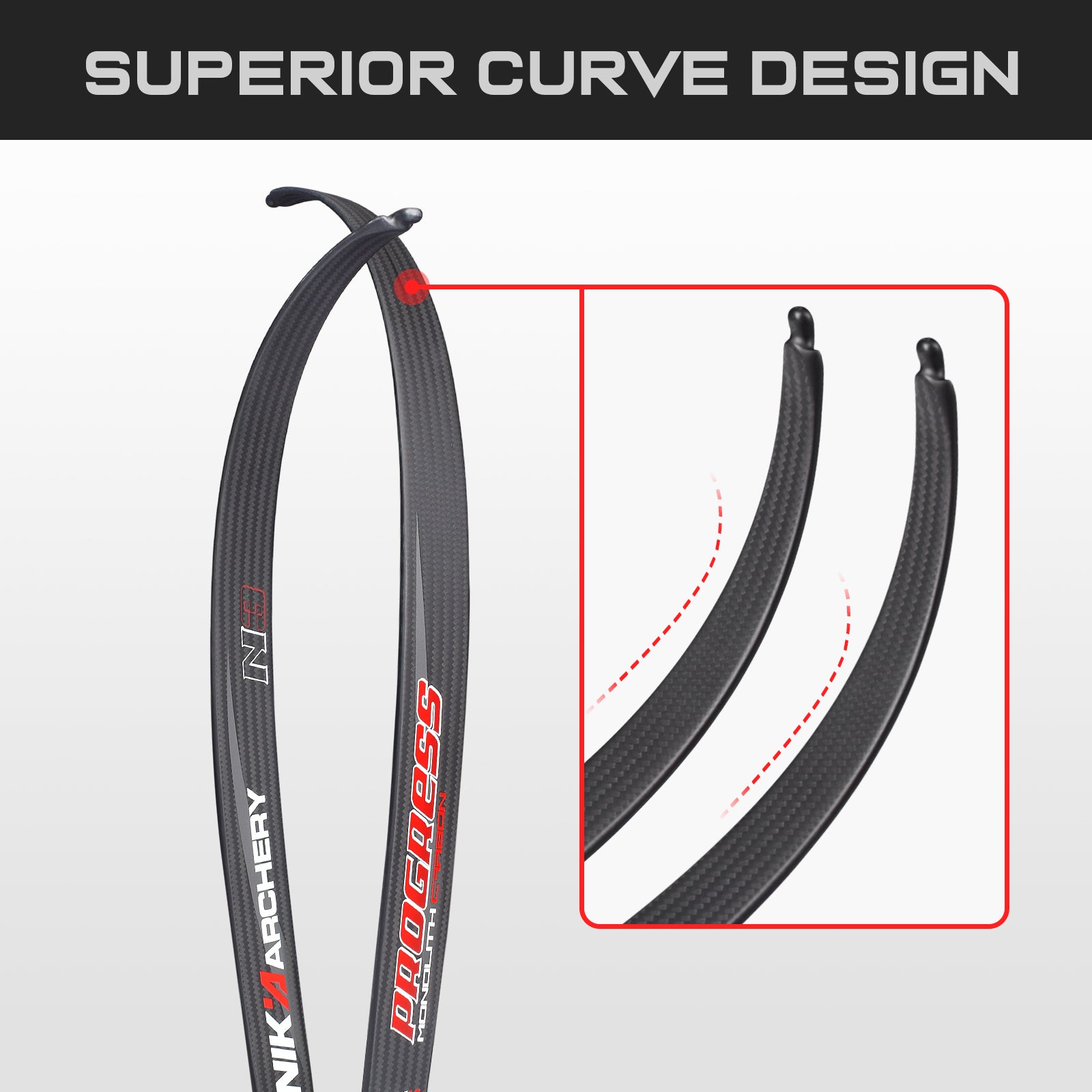 70'' @25H N3 Progress Series Carbon Fiber Limb