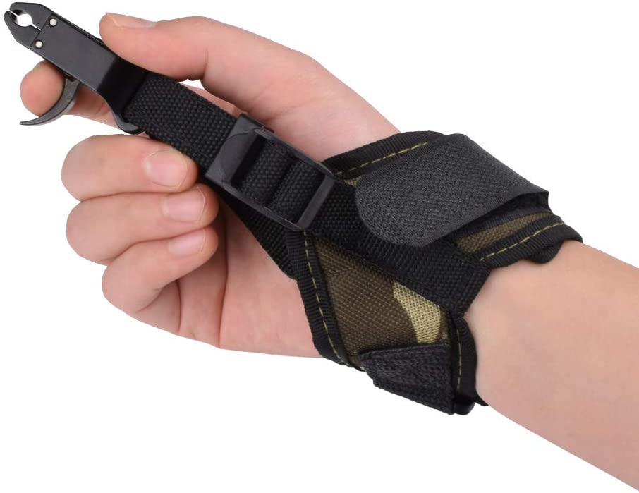 Camo Caliper Release Aid Trigger Wrist Strap US