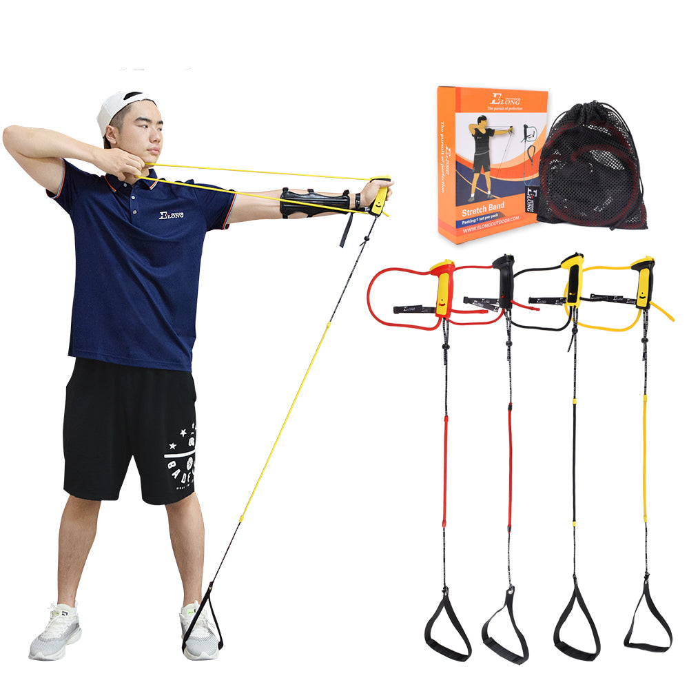 Bogenschießen Bogen Trainer Draw Trainingshilfe Gerät Kraft Stretch Band Exerciser