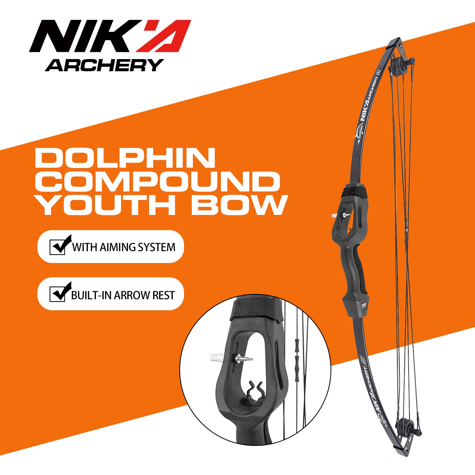 16LBS Compound Bow and Arrow Set Outdoor for Youth Children Junior Archery Beginner