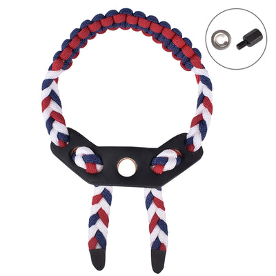 Wrist Sling Leather Metal Gromet Archery Compound Bow Shooting Hunting