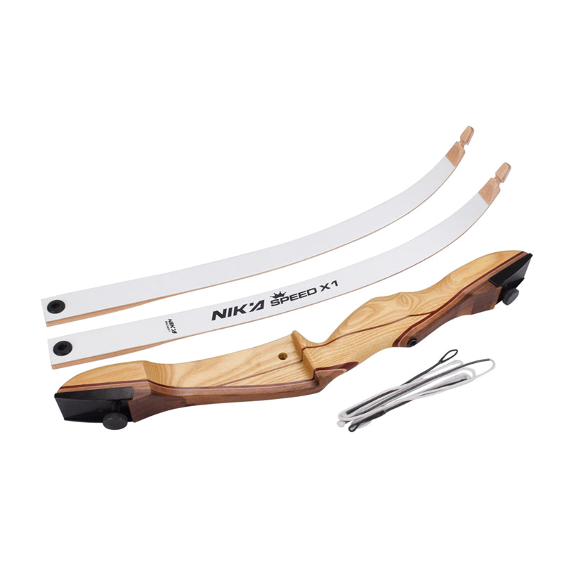 Wooden Bow with X1 Limbs For Left Hand for Archery Beginner Target & Practice