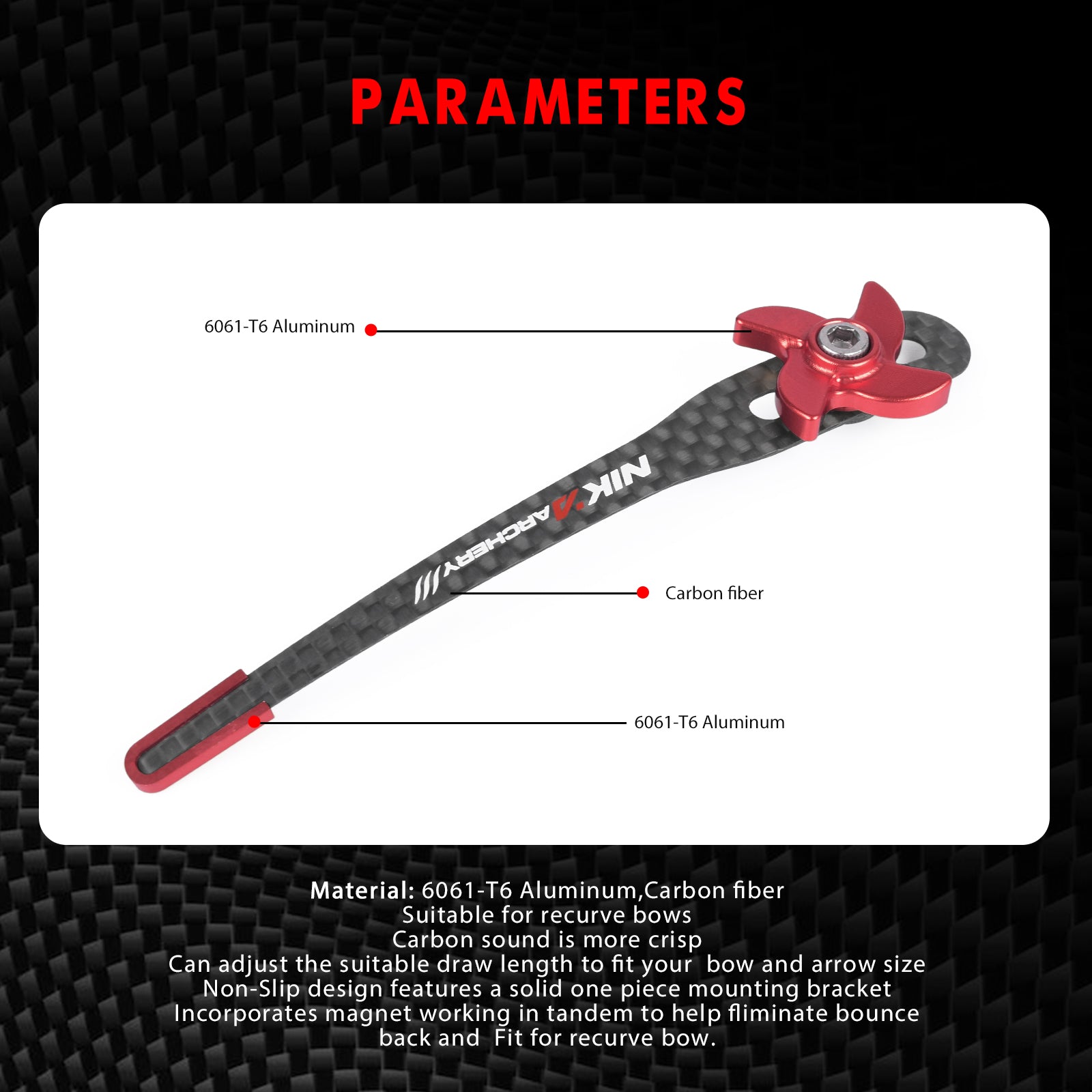 Carbon Fiber Clicker 26CK03 Clicker
