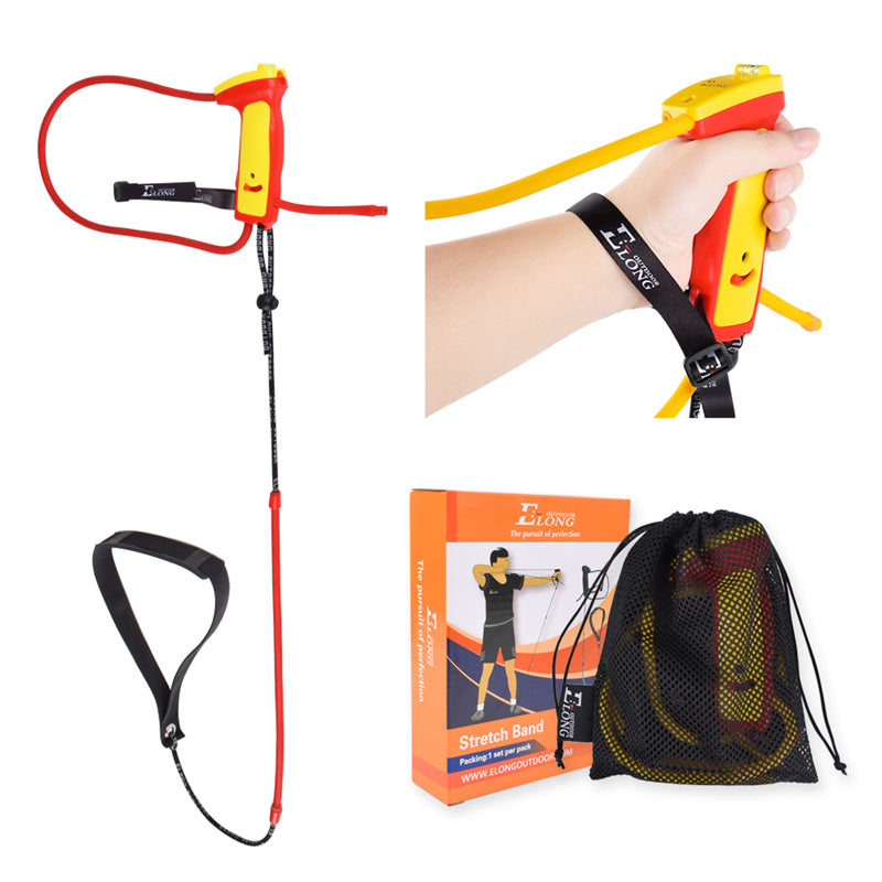 Bogenschießen Bogen Trainer Draw Trainingshilfe Gerät Kraft Stretch Band Exerciser