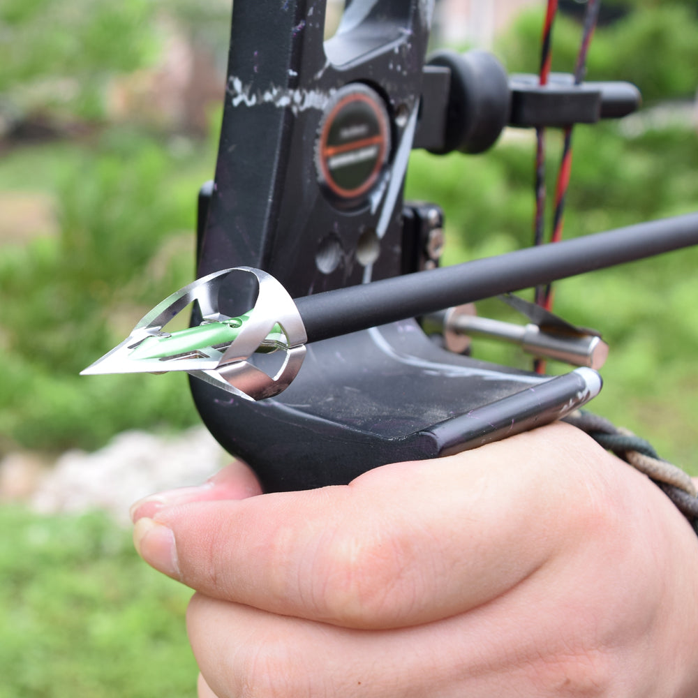 3X 360 Broadheads 100 Grain Armbrust Jagd Bogenschießen Bogen Schraubpfeile US