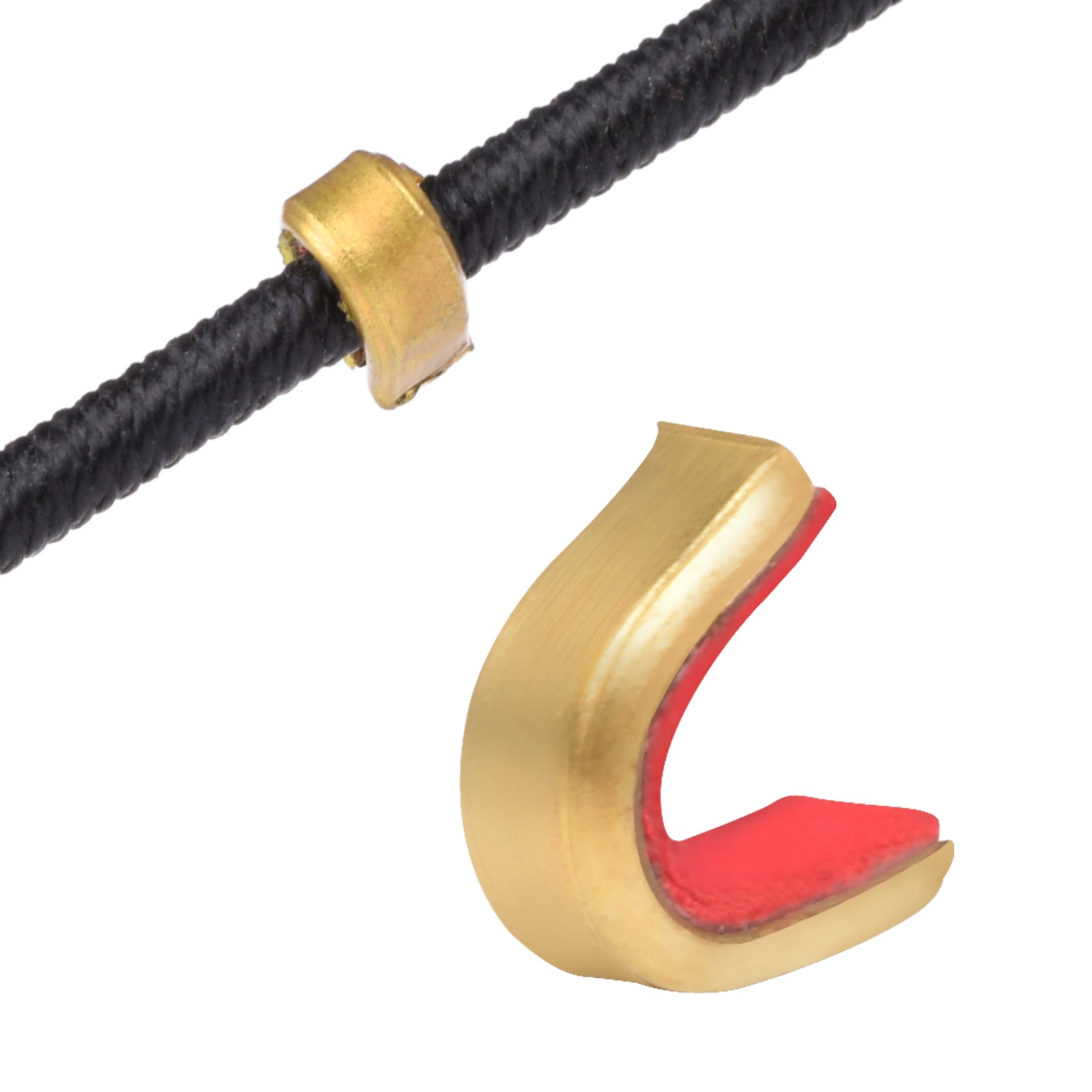 6pcs Archery String Nocking Buckle Points Brass Buckle Clips