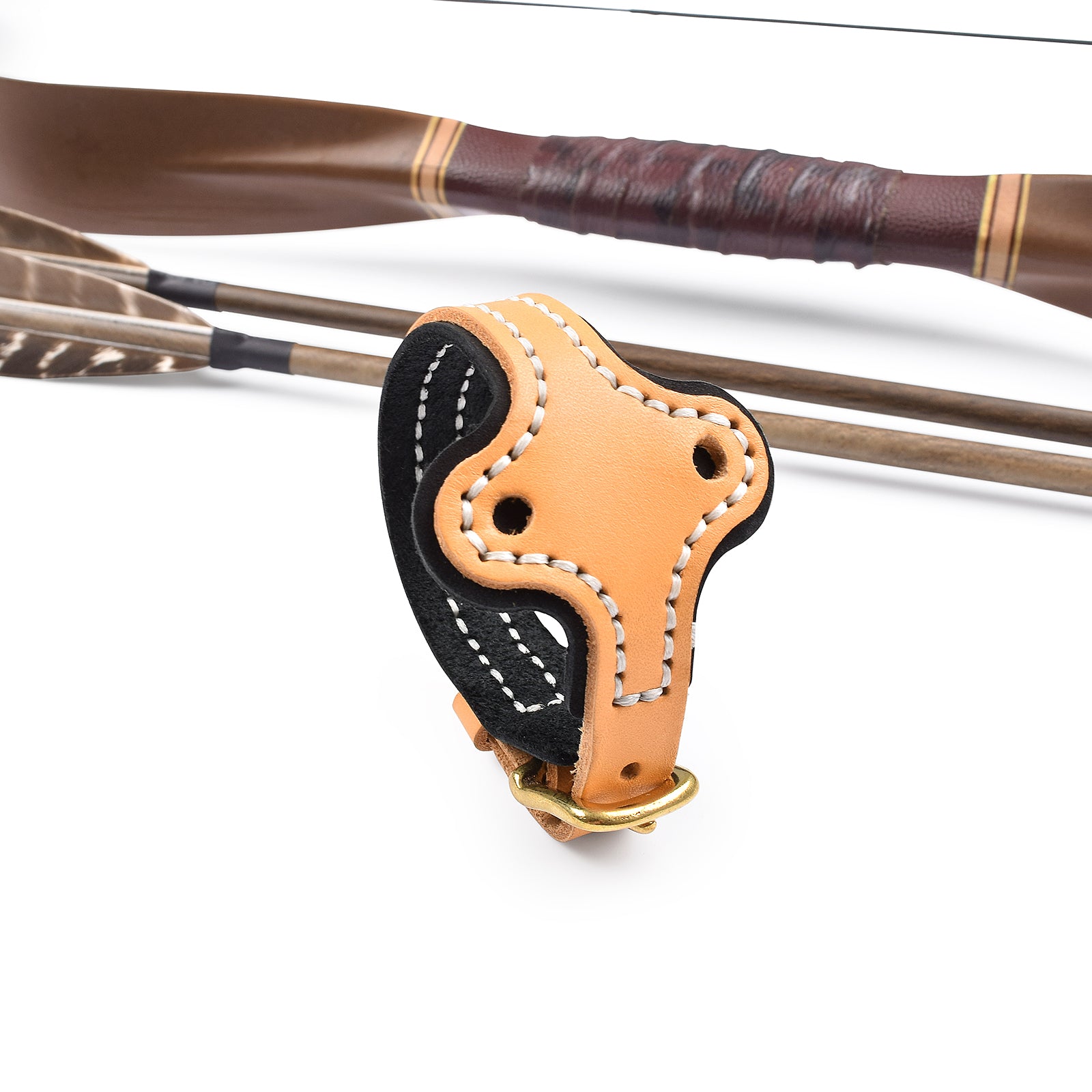 Armor Ming Guang Archery Thumb Ring And Wrist Strap Archery Finger Protector