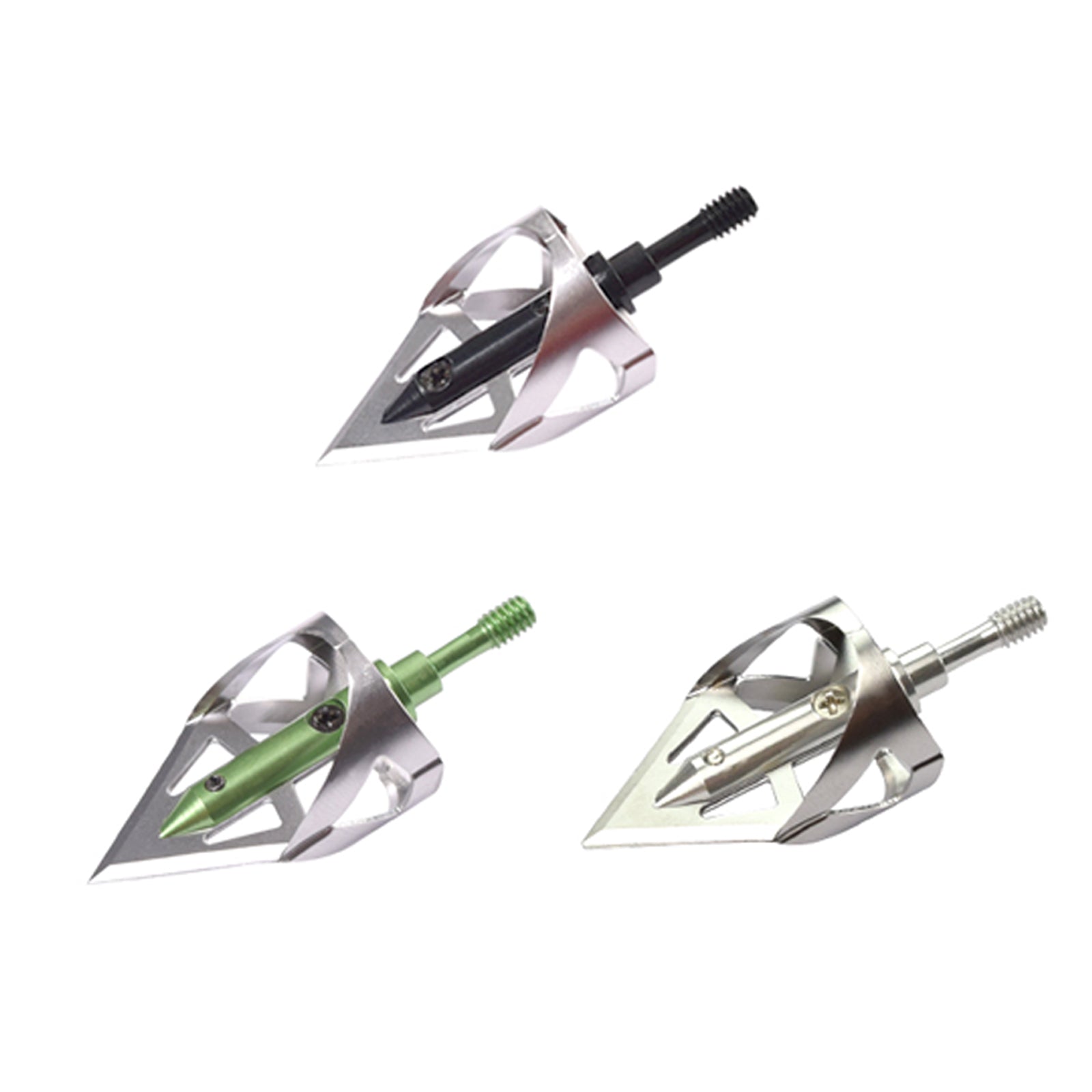 3X 360 Broadheads 100 Grain Armbrust Jagd Bogenschießen Bogen Schraubpfeile US