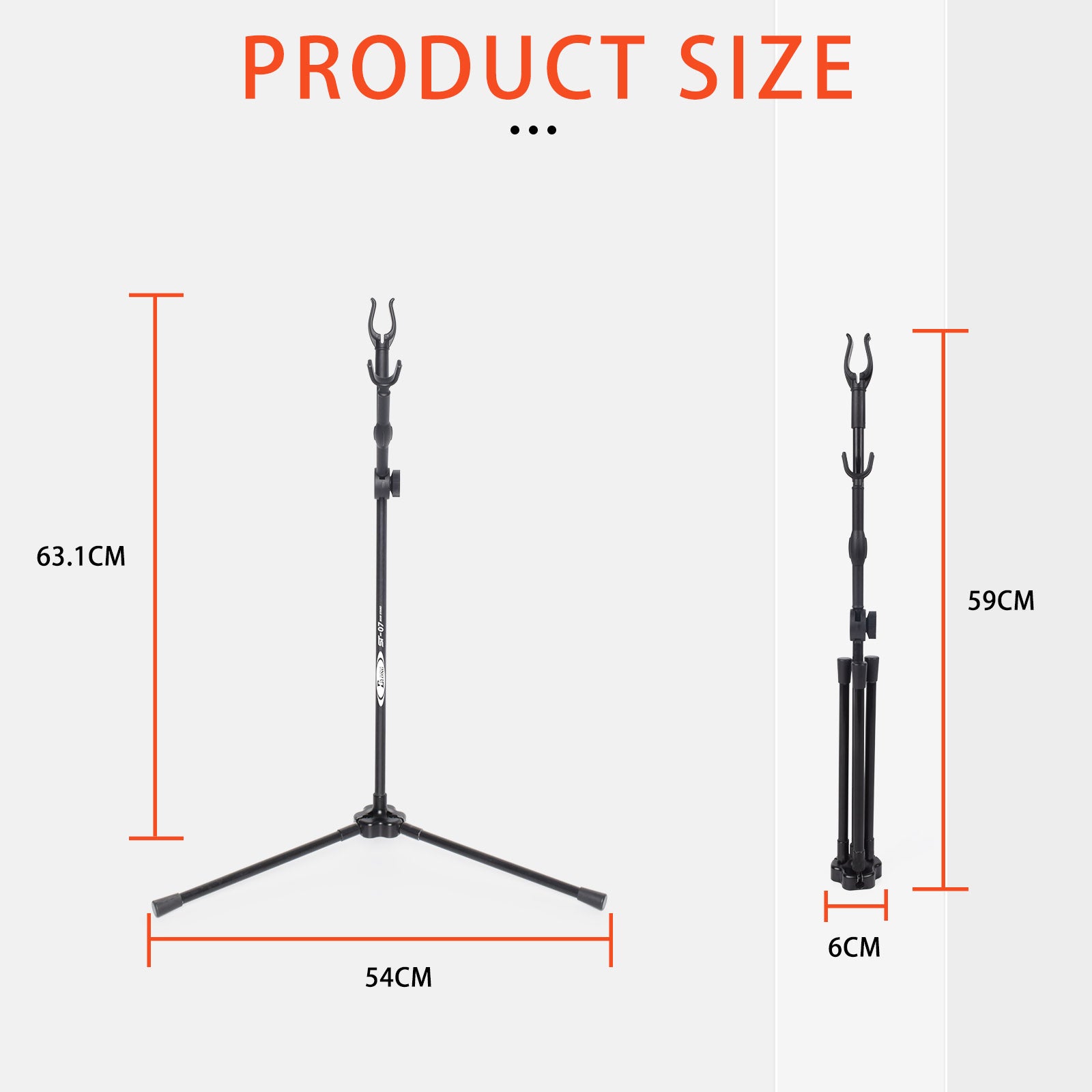Portable Bow Stand Archery Accessory Recurve Bow Stand Holder Folable Fiberglass Bow Rack Bolding Bow