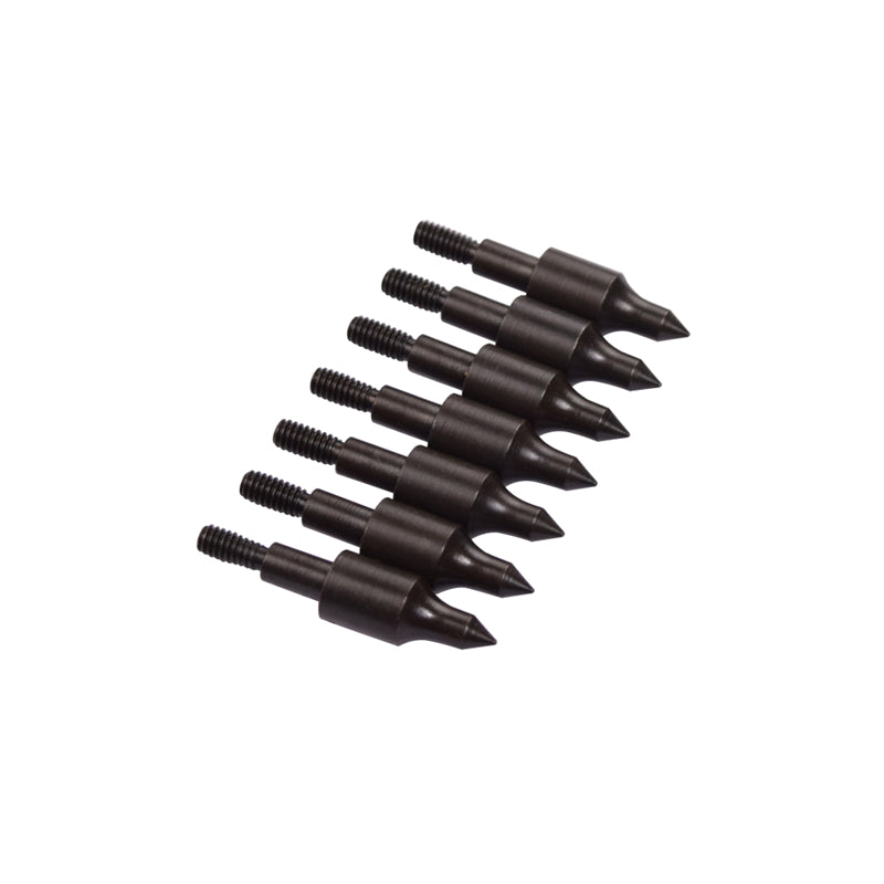 12pcs 100 Grain Steel Screw-in Archery Arrow Point