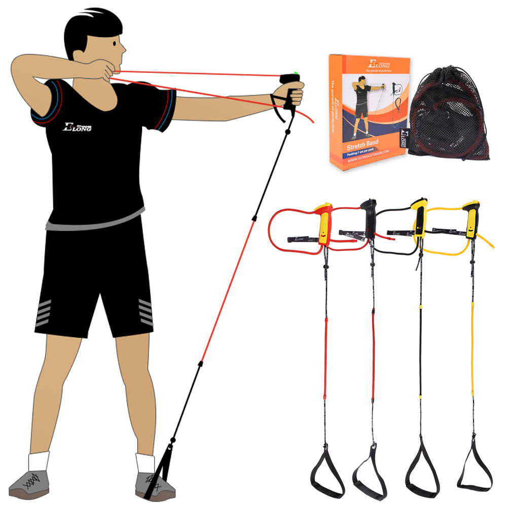 Bogenschießen Bogen Trainer Draw Trainingshilfe Gerät Kraft Stretch Band Exerciser