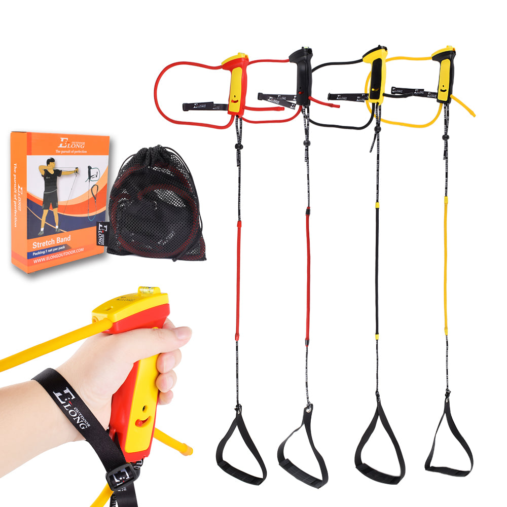 Bogenschießen Bogen Trainer Draw Trainingshilfe Gerät Kraft Stretch Band Exerciser