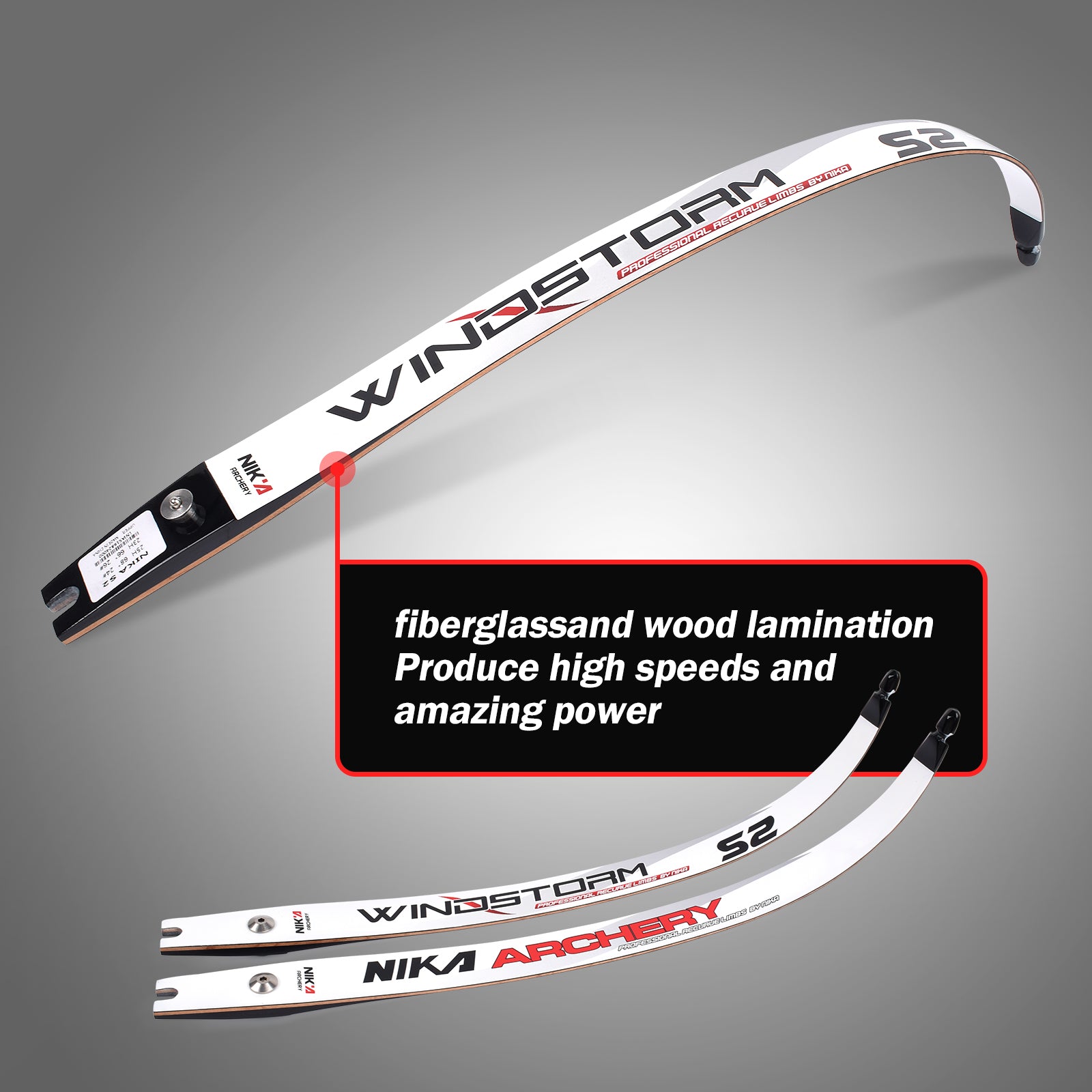 Archery Recurve Bow ET-5 23'' ILF Riser with S2 Limb RH