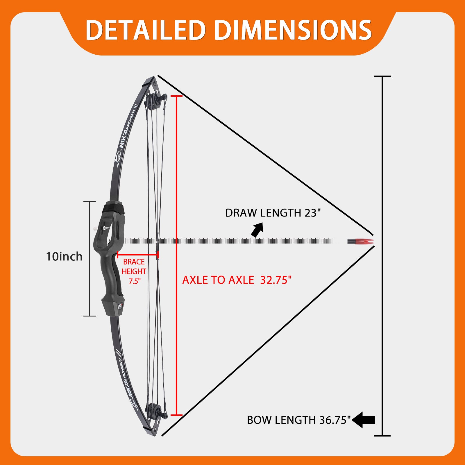 16LBS Compound Bow and Arrow Set Outdoor for Youth Children Junior Archery Beginner