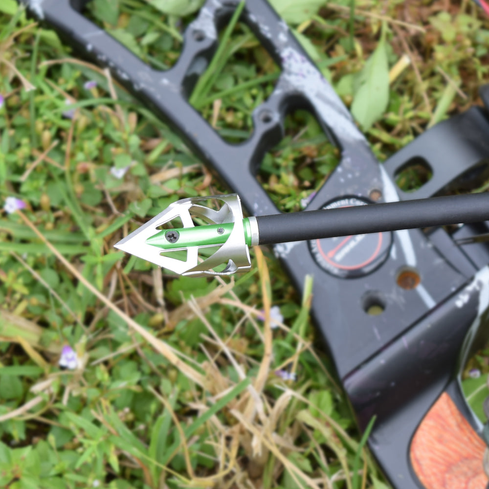 3X 360 Broadheads 100 Grain Armbrust Jagd Bogenschießen Bogen Schraubpfeile US