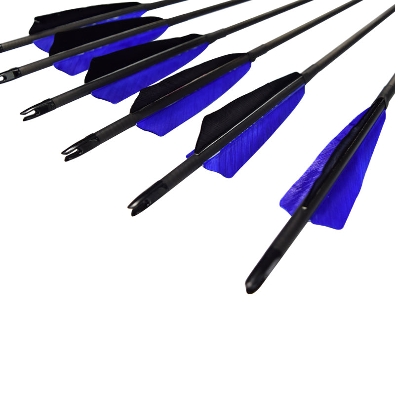 22-32inch I.D. 6.2 SP500 Carbon Arrow Turkey Feather