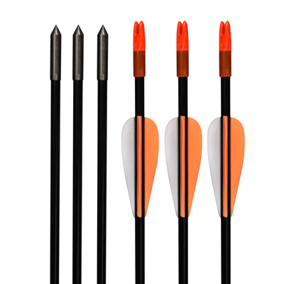 22-36 inch ID 4mm Fiberglass Arrow Archery Recurve Bow Shooting Practice