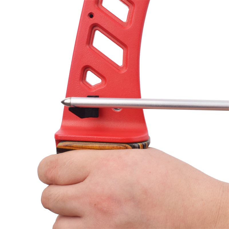 Soporte de flecha de plástico atornillable para arco recurvo para mano R/L