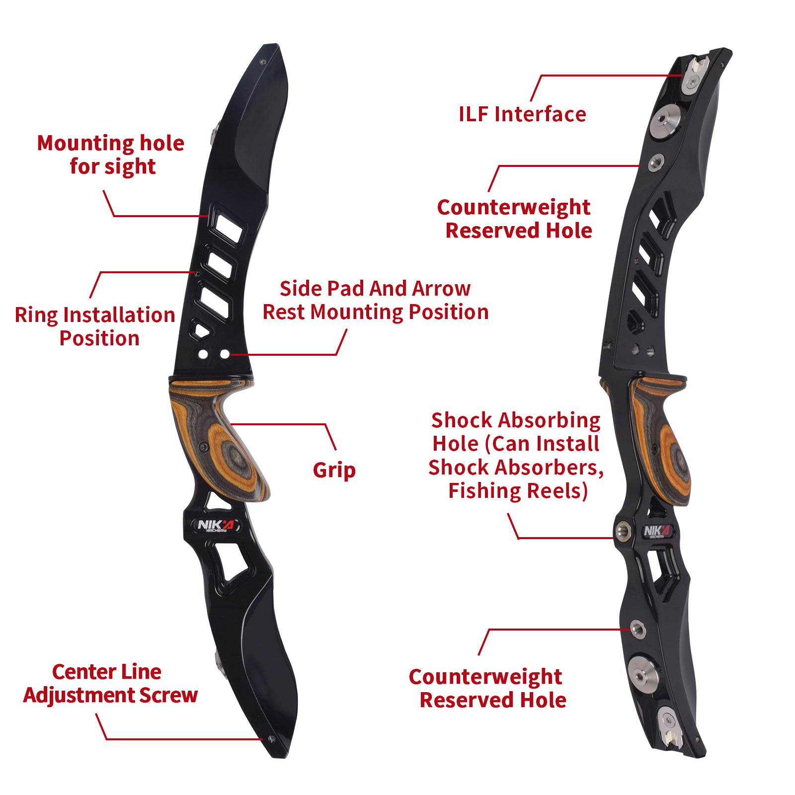 ET-3 21 inch ILF Recure Riser Magnesium Alloy for Right Hand