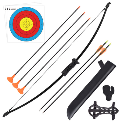 Archery Recurve Bow and Arrow Set with Sucker Arrow for Youth Children Junior Beginner