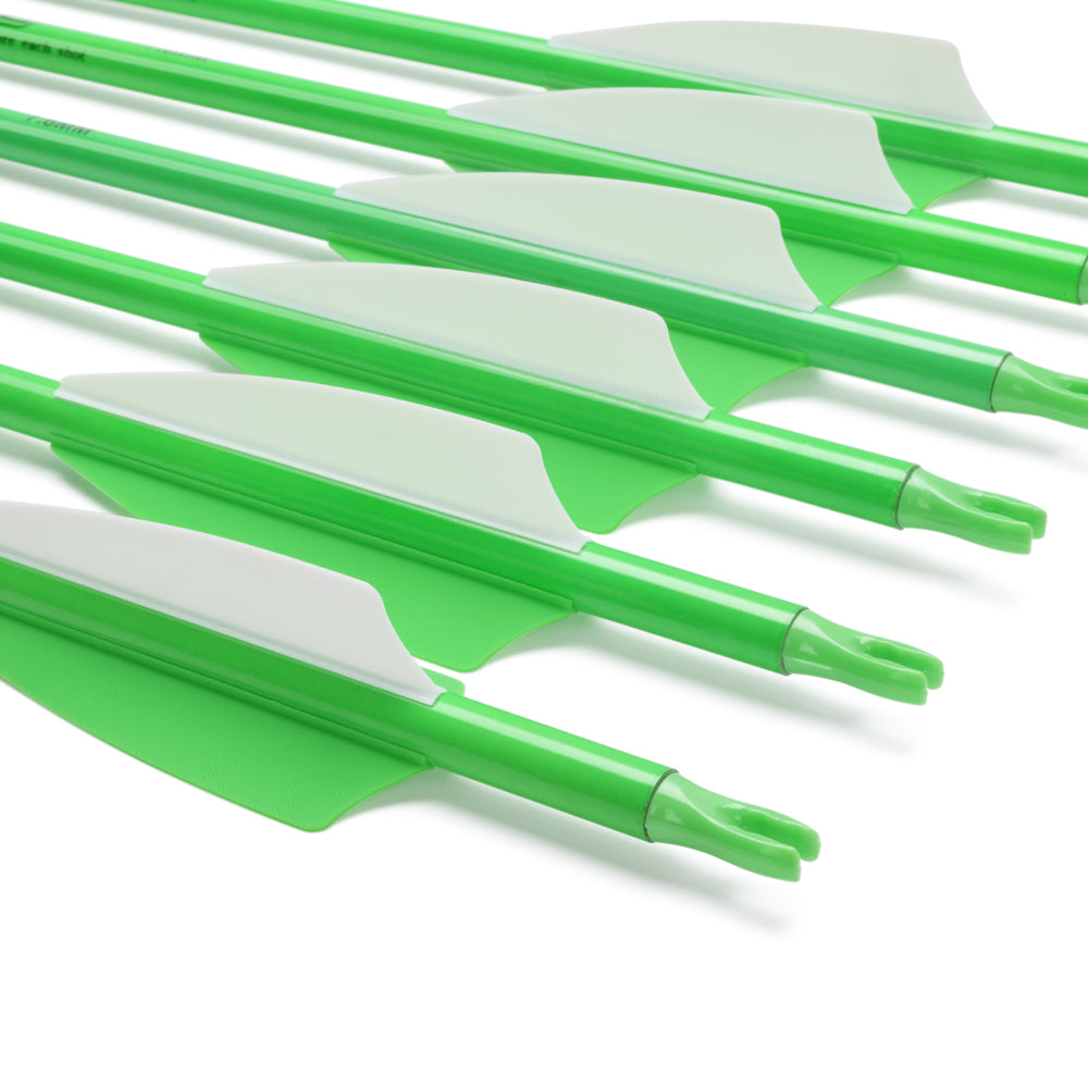 12pcs 22-30 inch Roll Fiberglass Bicolor Arrow