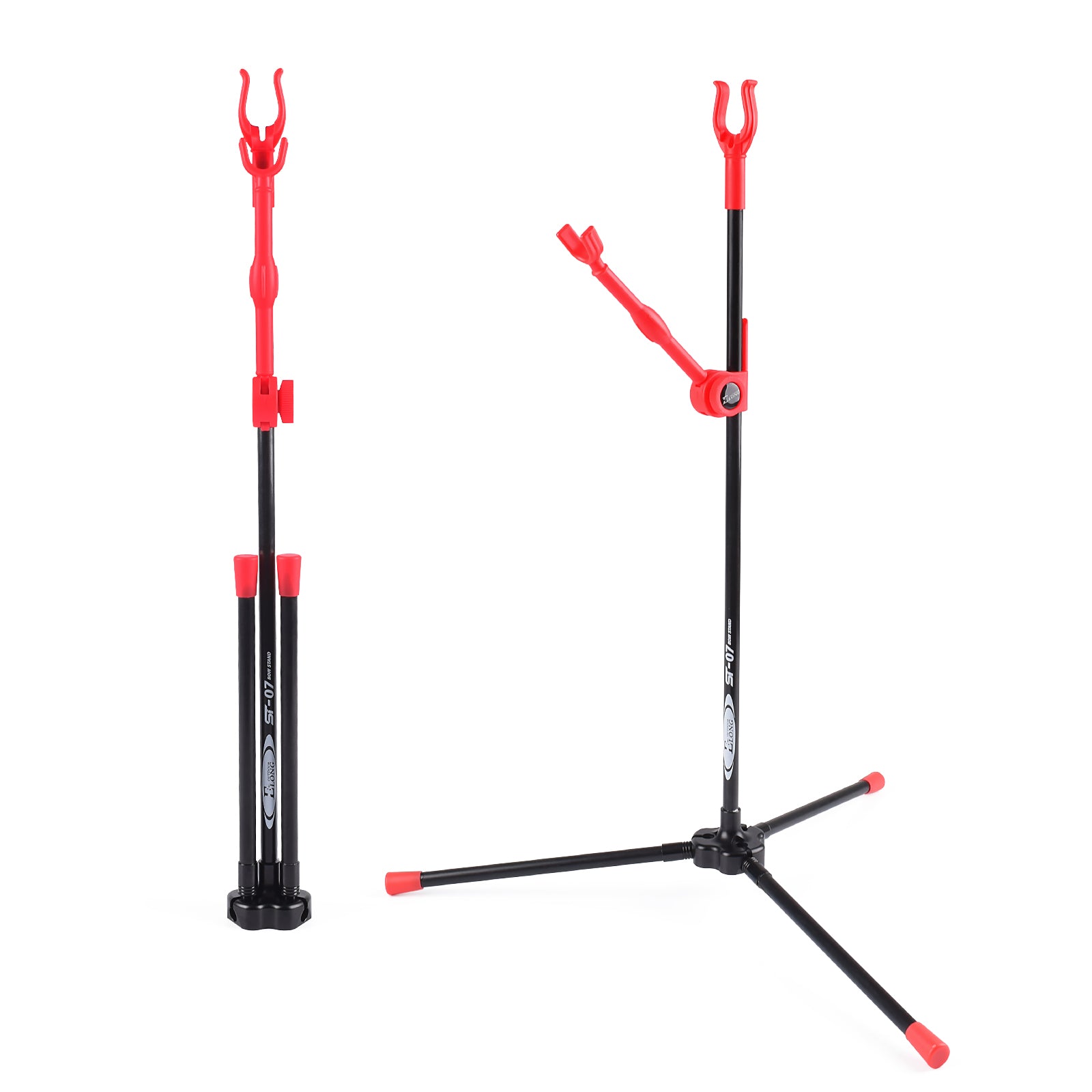 Portable Bow Stand Archery Accessory Recurve Bow Stand Holder Folable Fiberglass Bow Rack Bolding Bow
