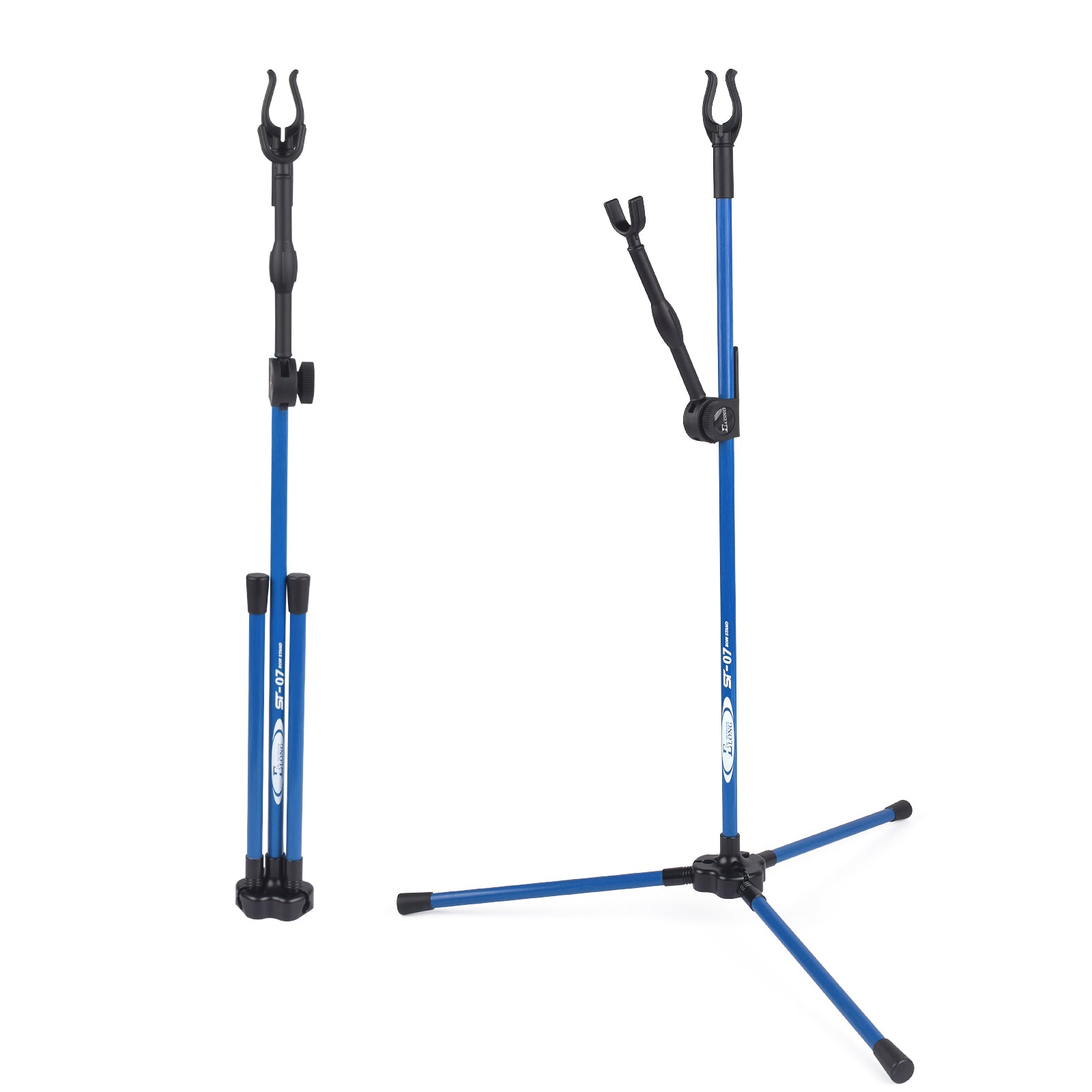 Portable Bow Stand Archery Accessory Recurve Bow Stand Holder Folable Fiberglass Bow Rack Bolding Bow