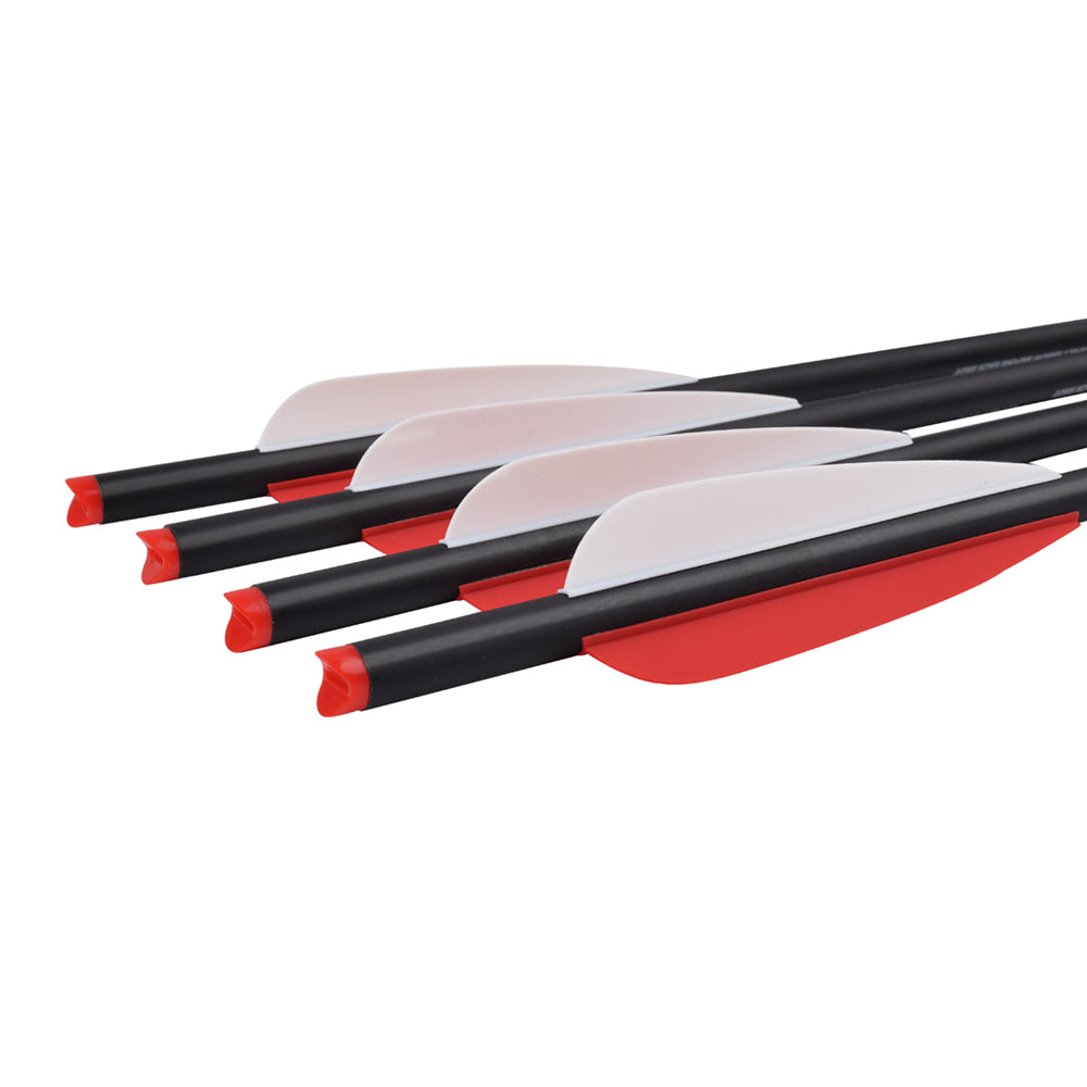 12pcs 16/18/20/22" Archery Carbon Arrows For Crossbow Bolts