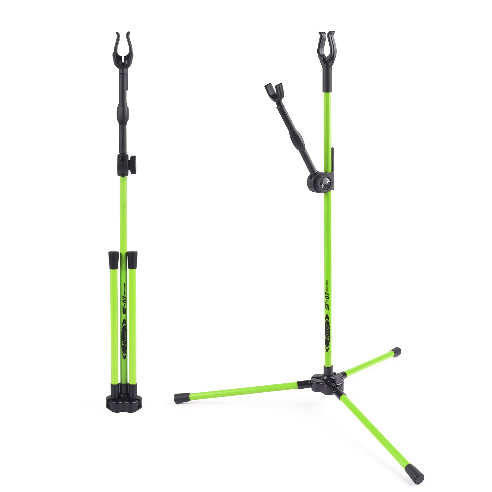 Portable Bow Stand Archery Accessory Recurve Bow Stand Holder Folable Fiberglass Bow Rack Bolding Bow