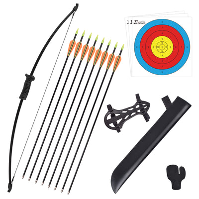 Recurve Bow and Arrow Set Outdoor for Children Junior Archery Beginner