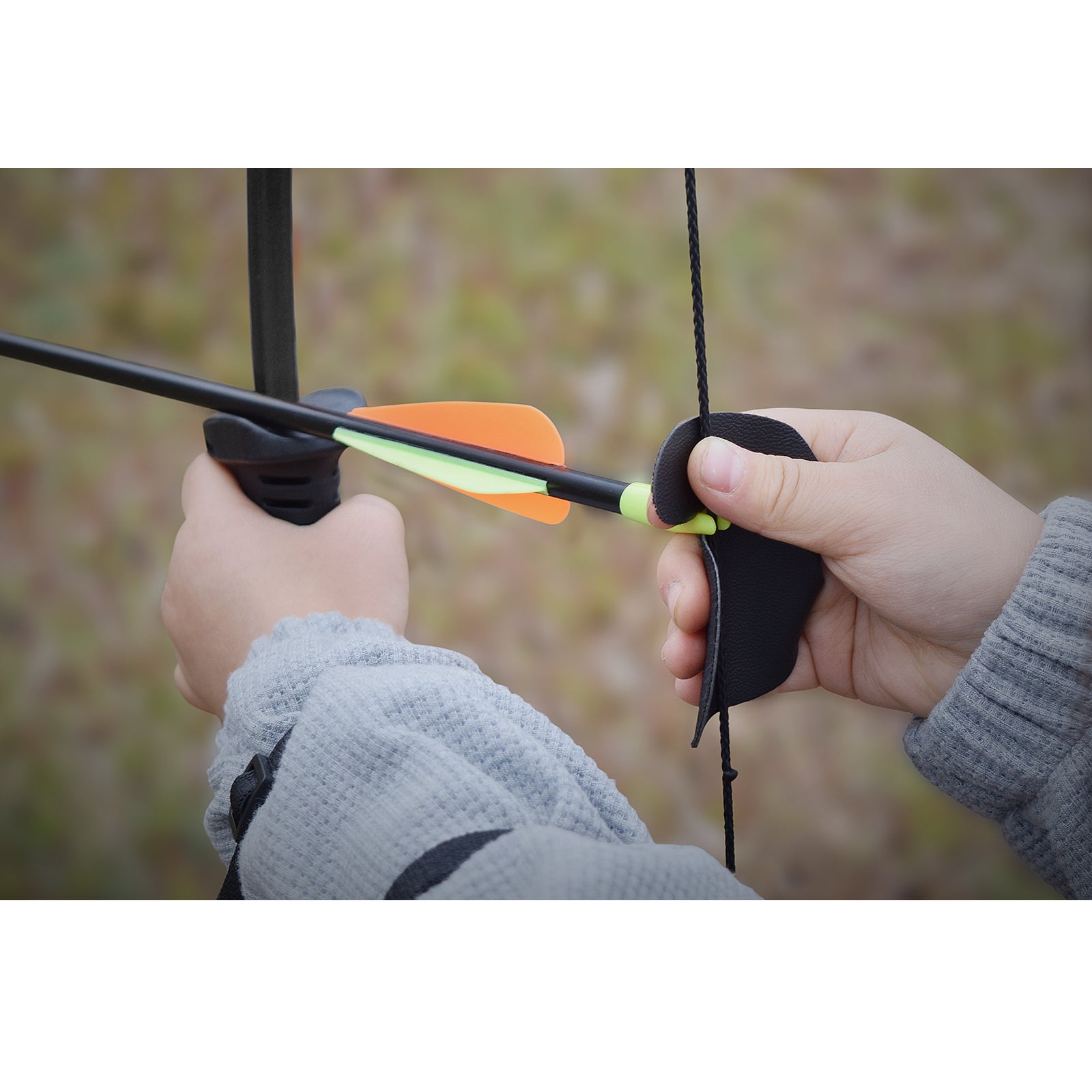 Recurve-Pfeil- und Bogen-Set für den Außenbereich, für Kinder, Junior-Bogenschießen, Anfänger