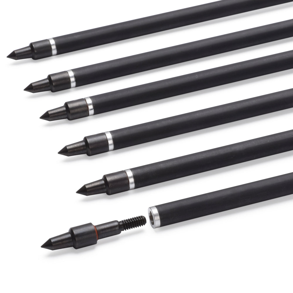 12pcs 22-30 inch Roll Fiberglass Bicolor Arrow