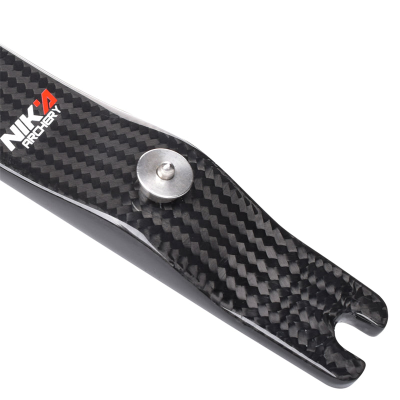 60" Bogenschießen Recurvebogen ET-1 ILF Riser mit N3 Kohlefaser-Gliedmaßen Recurvebogen-Gliedmaßen 16-50 lbs für die rechte Hand