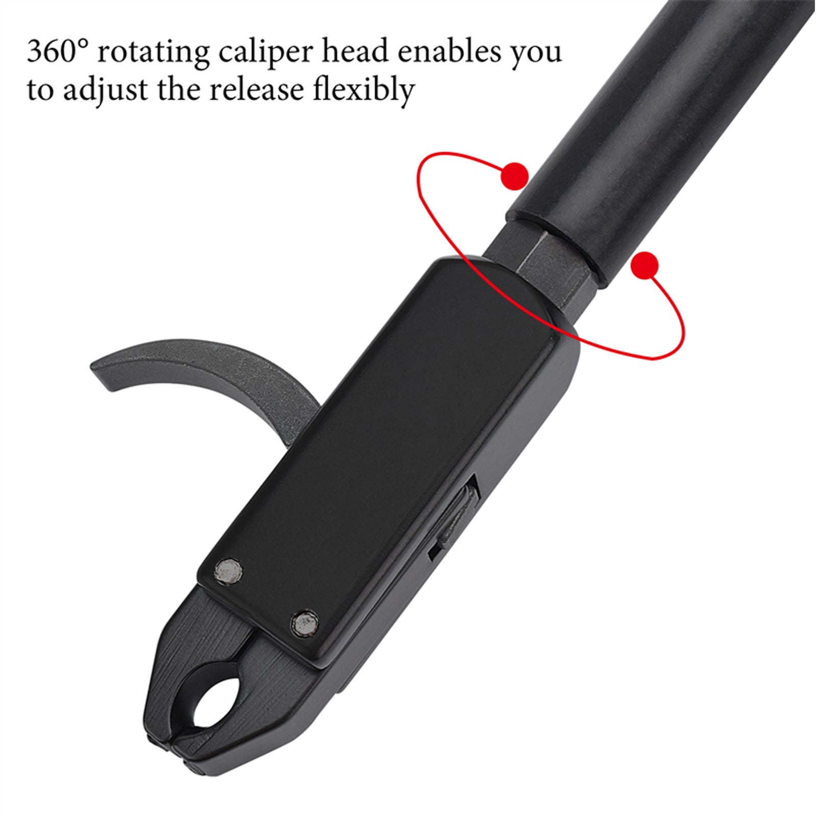 Black Archery Caliper Release Aid Trigger Wrist Strap US
