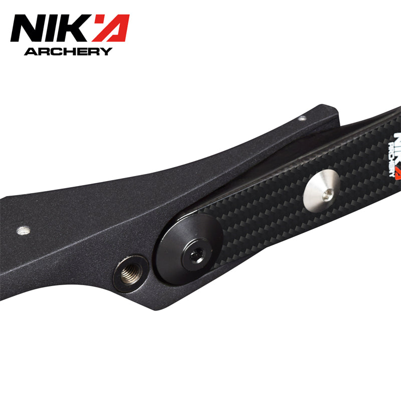 60" Bogenschießen Recurvebogen ET-1 ILF Riser mit N3 Kohlefaser-Gliedmaßen Recurvebogen-Gliedmaßen 16-50 lbs für die rechte Hand