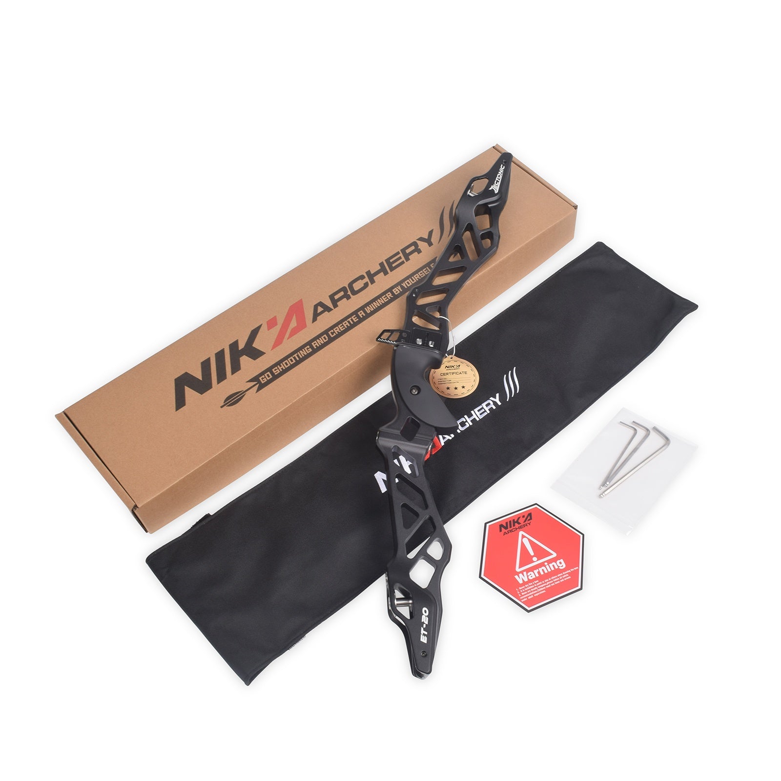 Nika Archery ET-20 Tectonic 27inch ILF Recurve Riser