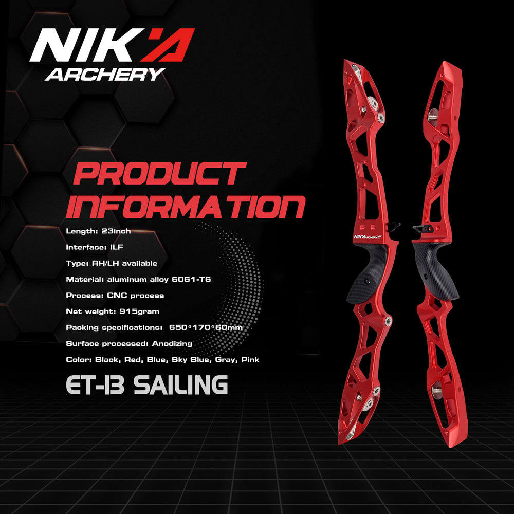 ET-13 Sailing 23inch ILF Recurve Riser for Right Hand