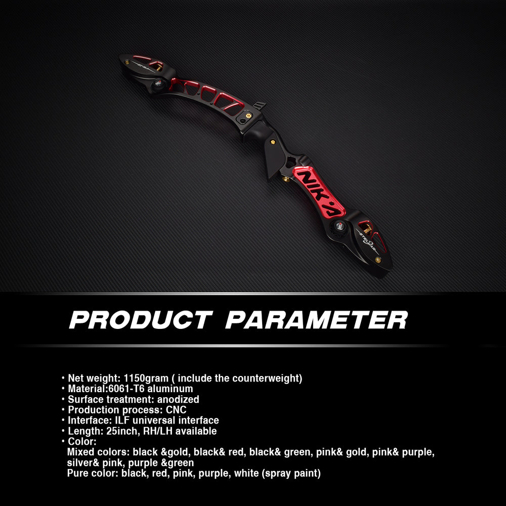 ET-15A Stellar 25inch ILF Recurve Riser