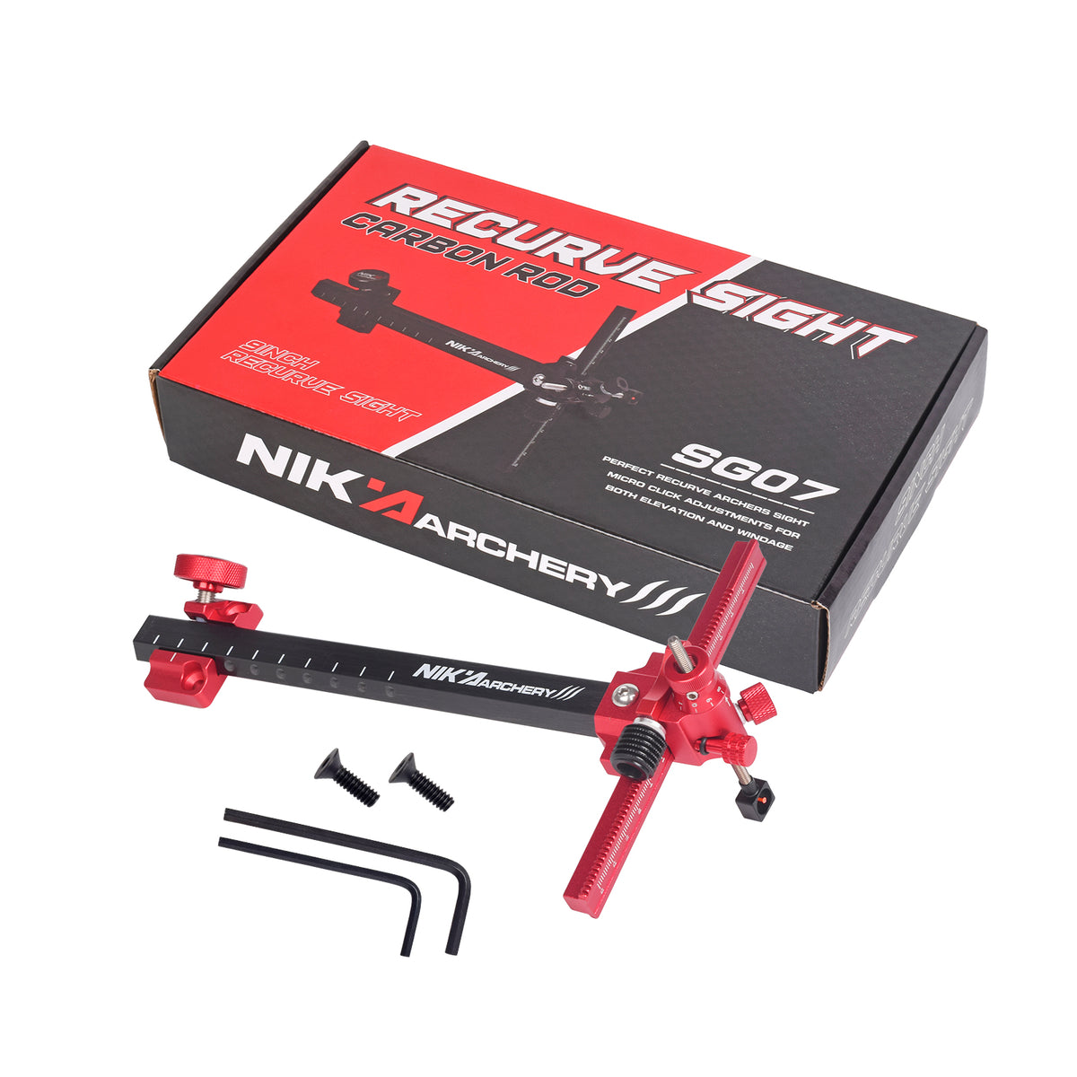 Nika Archery SG07 9inch Carbon Recurve Sight RH