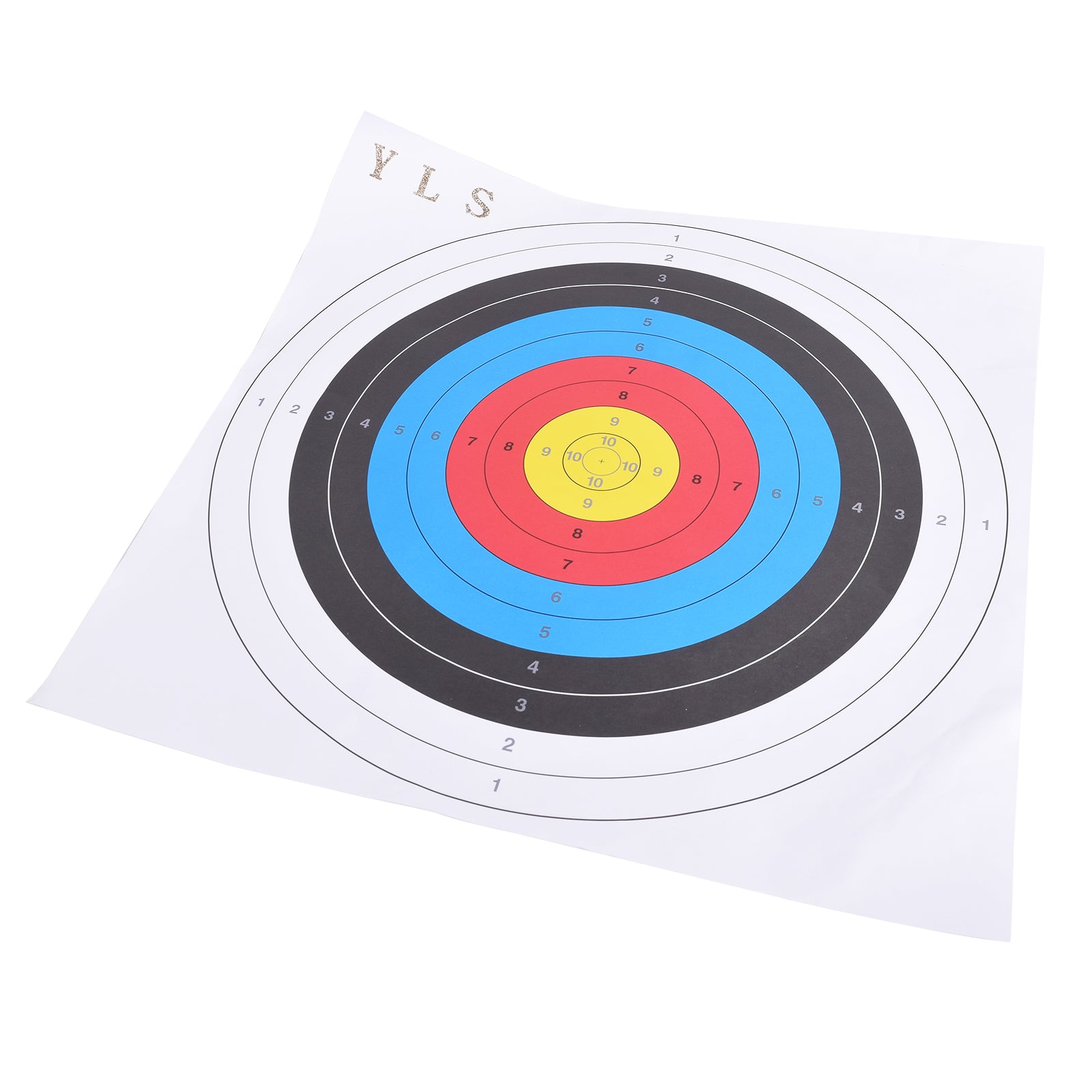 YLS Archery Target Paper 10-Ring for Hunting Shooting Training Practice 20pcs