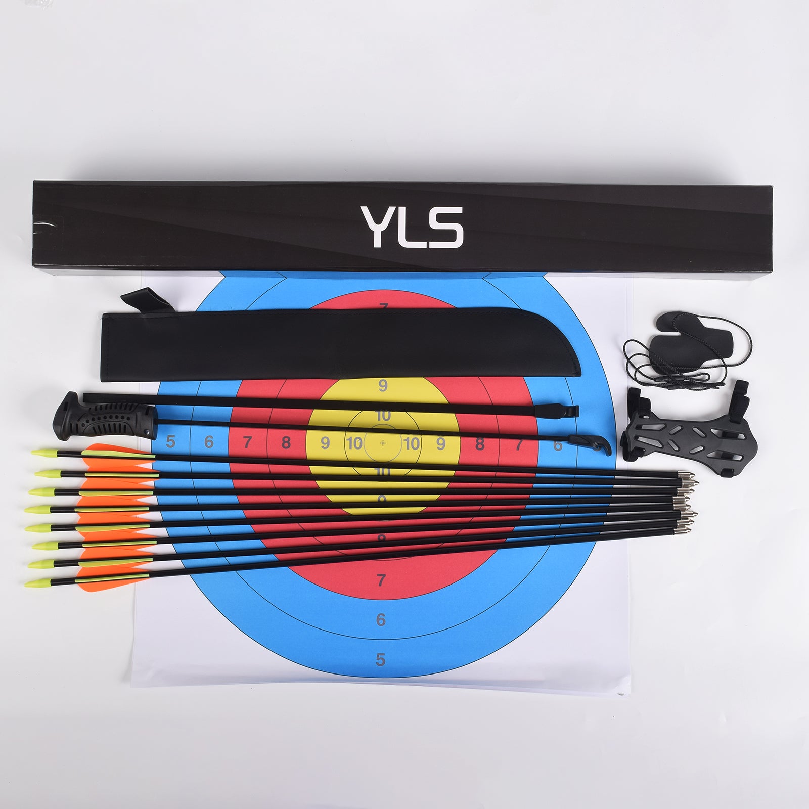 YLS Archery Recurve Bow Set Youth Bow and Arrow Set Target Shooting Practice Game