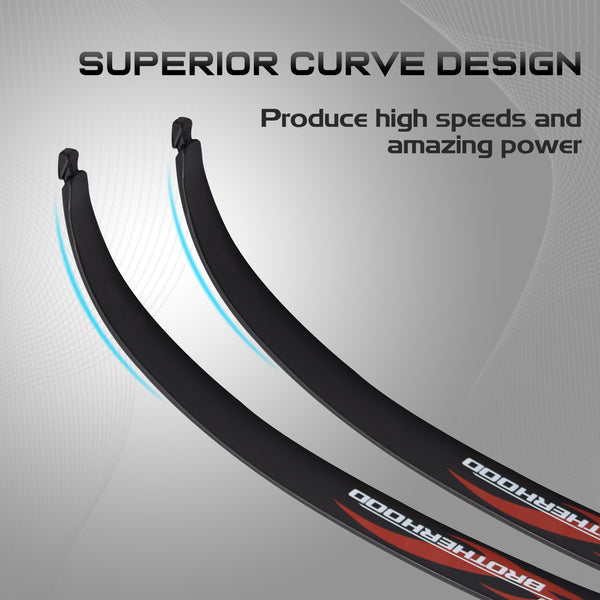25H@68inches Bortherhood ILF Recurve Limb For CS Archery Tag Game Outdoor Sports