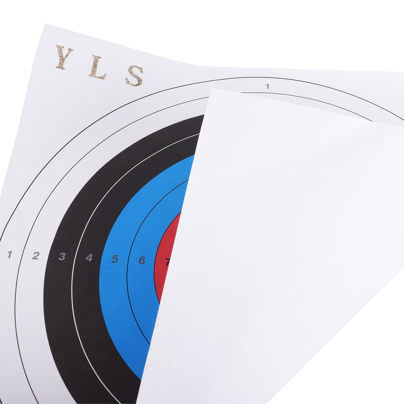 YLS Archery Target Paper 10-Ring for Hunting Shooting Training Practice 20pcs